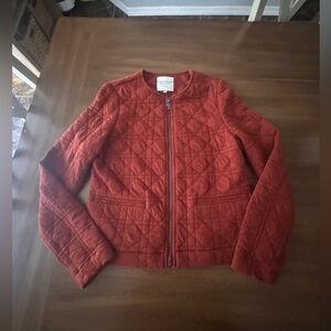 Bagatelle Quilted Red Rust Jacket Medium